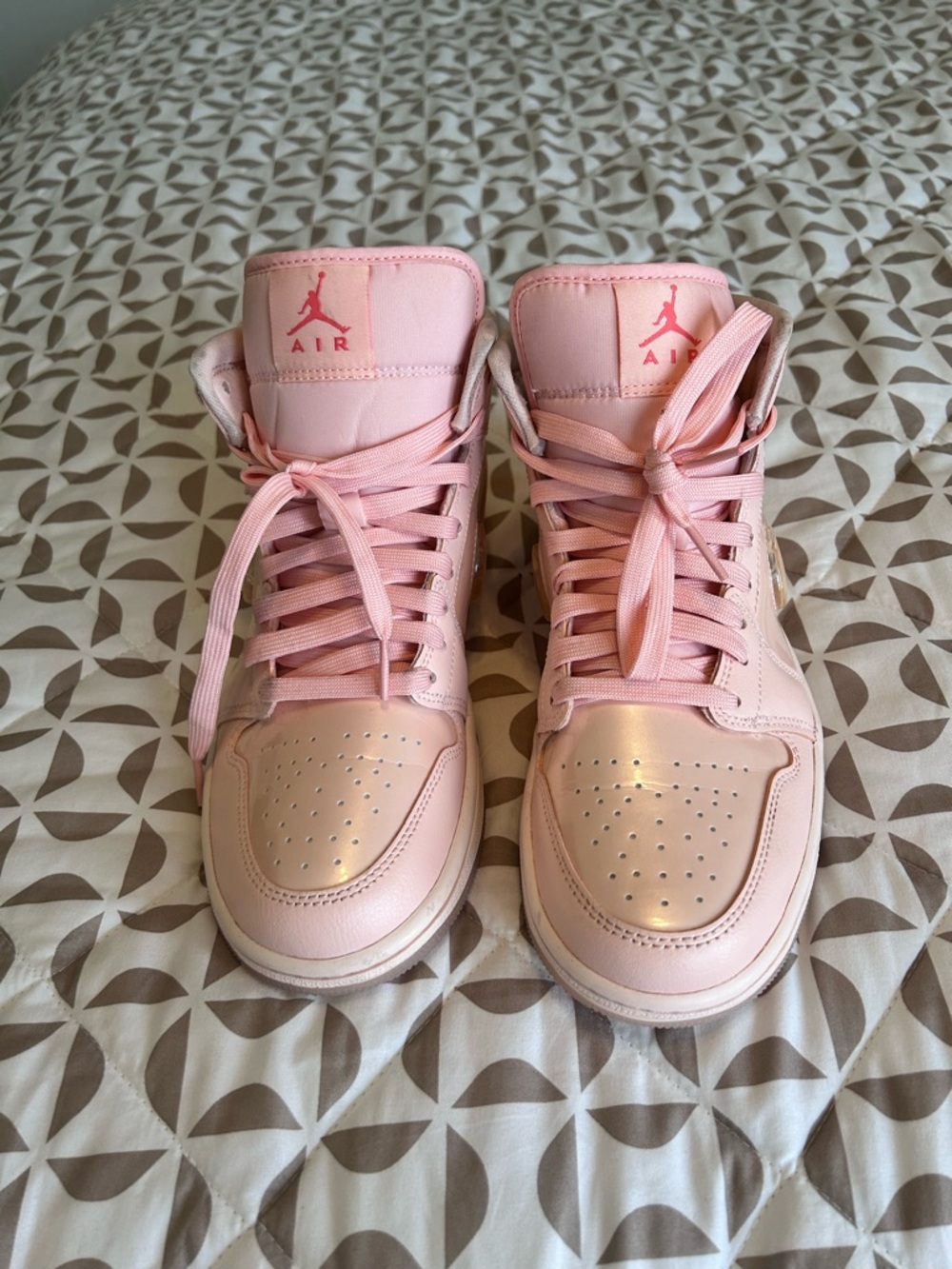 Jordan Pink High-Top Sneakers